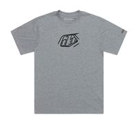 Troy Lee Designs Spring 2025 MX Badge Casual T-Shirt Grey Heather