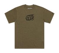 Troy Lee Designs Spring 2025 MX Badge Casual T-Shirt Olive Heather