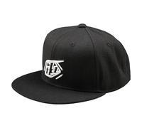 Troy Lee Designs Spring 2025 MX Badge Flat Bill Snapback Cap Black