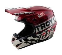Troy Lee Designs Spring 2025 MX Helmet GP PRO Fifty-50 White Red
