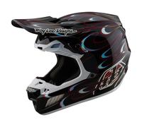 Troy Lee Designs Spring 2025 MX Helmet SE5 Carbon Torched Black Red
