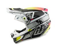 Troy Lee Designs Spring 2026 MX SE5 Carbon Lined Up Helmets White