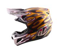 Troy Lee Designs Spring 2026 MX SE5 Carbon Overspray Helmets Black Gold