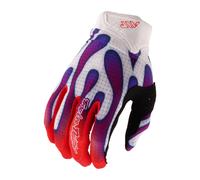 Troy Lee Designs Spring 2026 Youth AIR Overspray MX Gloves White Violet