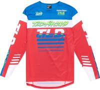 Troy Lee Designs Sprint Fifty-50 Bicycle Jersey, red-blue, size XL for Men