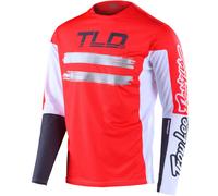 Troy Lee Designs Sprint Marker Youth Bicycle Jersey, white-red, size M