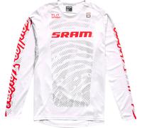 Troy Lee Designs Sprint SRAM Shifted Bicycle Jersey, white, size L for Men