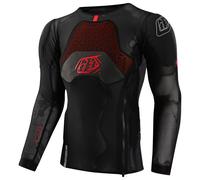Troy Lee Designs Stage Ghost D3O Baselayer Long Sleeve Protector Shirt, black, size M for Men