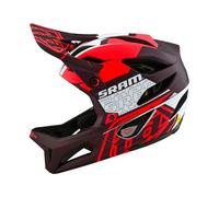Troy Lee Designs Stage MIPS Full Face Helmet Sram Vector Red