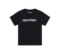 Troy Lee Designs Youth Short Sleeve TEE; Signature Black MD