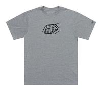 Troy Lee (FA25) Mens T-Shirt - BADGE (Grey Heather)