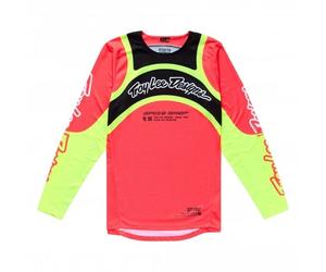 Troy Lee (FA25) MX Jersey - GP Pro SWERVE - Infra Red/Flo Yellow