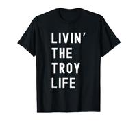 Troy Living The Troy Life Name Value Graphic T-Shirt