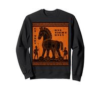 Troy One Night Only Trojan Horse Greek Mythology Art Sweatshirt