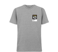 Troy Polamalu 43 Jersey Frame Men's T-Shirt - Gray / S