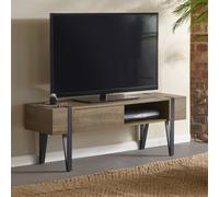 Troy Rustic Wood Effect TV Unit - 1 Drawer