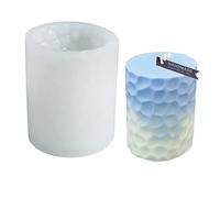 TROYSINC Candle Mould 3D Spiral Candle Silicone Mould, Pillar Candle Moulds for Candle Making, Silicone, DIY Silicone Candle Mould Casting for Making Candles, Aroma Stones, Scented Candle (Scaly)