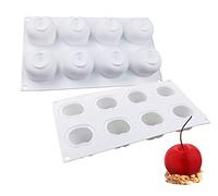 TROYSINC Fruit Silicone Mould, Realistic Fruit Shapes, Apple, Strawberry, Cherry, Peach, Orange, Pear, Baking Pan