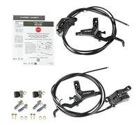 TRP EVO PRO HD-M9040 Hydraulic Disc Brake Set 4-Piston Caliper (F+R), Black, STB3153