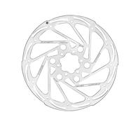 Trp Rs02m 6b Brake Disc 140 mm Silver