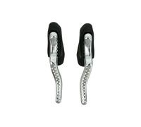 TRP RRL SR Alloy Drilled Brake Levers SILVER - BLACK HOOD