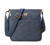 TRP0237 Troop London Classic Canvas Across Body Bag - Blue