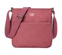 TRP0237 Troop London Classic Canvas Across Body Bag - Pink