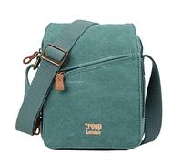 TRP0239 Troop London Classic Canvas Across Body Bag - Turquoise