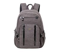 TRP0256 Troop London Classic Canvas Backpack - Medium - Black