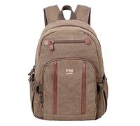 TRP0256 Troop London Classic Canvas Backpack - Medium - Brown