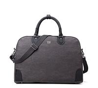 TRP0263 Troop London Classic Canvas Holdall - Large - Charcoal