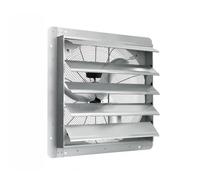 TRPLFGHZ Exhaust Fan, Shutter Exhaust Fan Aluminum Wall Mount Attic W/AC-motor Ventilation Cooling For Greenhouses Garages for Basements, Workshops