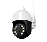 TRPLFGHZ Security Camera, 8MP 4K Camera Outdoor AI Human Detection Auto Tracking PTZ IP Full Color Night Vision Cloud CCTV Video Surveillance for Home Security(4MP NO SD Card)