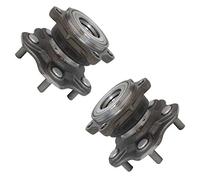 TRQ Rear Wheel Hub Bearings Assembly Set Compatible with 2003-2007 INFINITI G35 2003-2009 Nissan 350Z