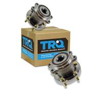TRQ 2 Piece Rear Wheel Bearing & Hub Assembly Set Compatible with 2005-2009 Subaru Legacy Outback