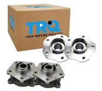 TRQ 2 Piece Wheel Bearing & Hub Assembly Set Compatible with 2017-2019 Audi A4