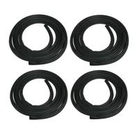 TRQ Door Weatherstrip Seal Kit Front & Rear Compatible with 1998-2002 Dodge Ram 1500 Ram 2500 Ram 3500