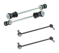 TRQ - Front and Rear Stabilizer Link Set Compatible with Buick Enclave 2008-2017 Chevrolet Traverse 2009-2017 GMC Acadia 2007-2016 2007-2010 Saturn Outlook