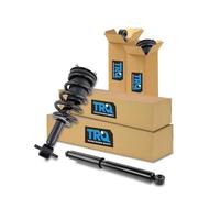 TRQ Front Complete Loaded Strut & Spring & Rear Shock Absorber Assembly 4 Piece Kit Set for 2014-2017 Chevy Silverado / 2014-2017 GMC Sierra/Rear Wheel Drive Models Only