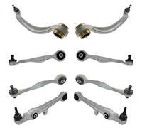 TRQ Front Control Arm with Ball Joint Set 8 Piece | For 2000-2002 Audi A8 Quattro 2001-2003 S8