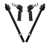 TRQ Front Inner and Outer Tie Rod Set Compatible with 2011-2014 Volvo S60 2016 S60 Cross Country 2007-2016 S80 V60 Cross Country 2008-2010 V70 2010-2016 XC60 2008-2016 XC70
