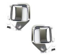 TRQ Front Metal Exterior Door Handle Pair Set Chrome LH RH Sides Compatible with Kenworth