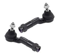 TRQ Front Outer Tie Rod Set Driver & Passenger Side Compatible with 2016-2024 Hyundai Elantra 2018-2020 Elantra GT 2018-2023 Kona 2020-2024 Venue 2019-2023 Kia Forte 2021-2024 Seltos Soul