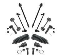 TRQ Front & Rear Steering & Suspension Kit Compatible with 1996-2000 Chrysler Town & Country 2000 Voyager Dodge Caravan Grand Caravan Plymouth Grand Voyager