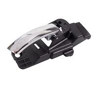 TRQ Front Right Interior Door Handle Chrome & Black Compatible with 2011-2014 Dodge Avenger