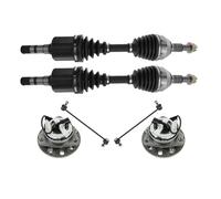 TRQ Front Steering & Drivetrain Kit Compatible with 2003-2011 Saab 9-3 2010-2011 9-3X