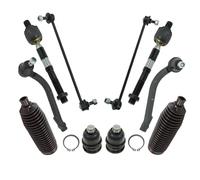 TRQ Front Steering & Suspension Kit Compatible with 07-12 Santa Fe 11-13 Sorento