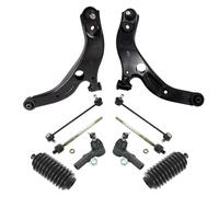 TRQ Front Steering & Suspension Kit Compatible with 2000-2003 Mazda Protege 2002-2003 Protege5