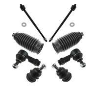 TRQ Front Steering & Suspension Kit Compatible with 2001-2006 Hyundai Elantra 2003-2008 Tiburon 2006-2009 Kia Spectra5