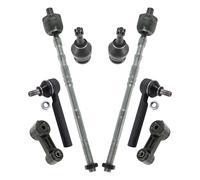 TRQ Front Steering & Suspension Kit Compatible with 2002-2003 Subaru Impreza